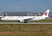 China Eastern Airlines Airbus A321-211 (D-AZAG) at  Hamburg - Finkenwerder, Germany