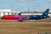 Alaska Airlines Airbus A321-253N (D-AZAH) at  Hamburg - Finkenwerder, Germany