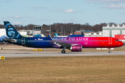 Alaska Airlines Airbus A321-253N (D-AZAH) at  Hamburg - Finkenwerder, Germany