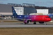 Alaska Airlines Airbus A321-253N (D-AZAH) at  Hamburg - Finkenwerder, Germany