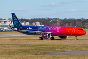 Alaska Airlines Airbus A321-253N (D-AZAH) at  Hamburg - Finkenwerder, Germany