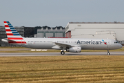 American Airlines Airbus A321-231 (D-AZAH) at  Hamburg - Finkenwerder, Germany