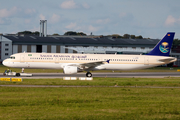 Saudi Arabian Airlines Airbus A321-211 (D-AZAH) at  Hamburg - Finkenwerder, Germany