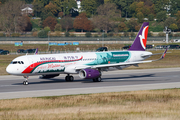 Air Macau Airbus A321-231 (D-AZAI) at  Hamburg - Finkenwerder, Germany