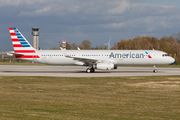 American Airlines Airbus A321-231 (D-AZAI) at  Hamburg - Finkenwerder, Germany