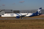 Delta Air Lines Airbus A321-271NX (D-AZAI) at  Hamburg - Finkenwerder, Germany