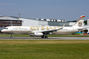 Etihad Airways Airbus A321-231 (D-AZAI) at  Hamburg - Finkenwerder, Germany