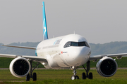 Air Transat Airbus A321-271NX (D-AZAJ) at  Hamburg - Finkenwerder, Germany