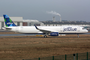 JetBlue Airways Airbus A321-231 (D-AZAJ) at  Hamburg - Finkenwerder, Germany