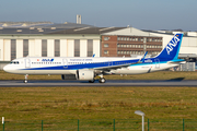 All Nippon Airways - ANA Airbus A321-272N (D-AZAK) at  Hamburg - Finkenwerder, Germany