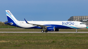 IndiGo Airbus A321-271NX (D-AZAK) at  Hamburg - Finkenwerder, Germany