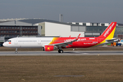 VietJet Air Airbus A321-211 (D-AZAK) at  Hamburg - Finkenwerder, Germany