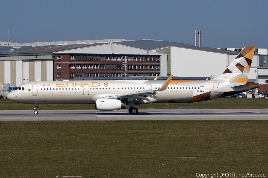 Etihad Airways Airbus A321-231 (D-AZAL) | Photo 489138