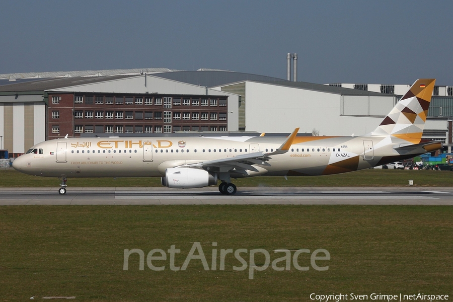 Etihad Airways Airbus A321-231 (D-AZAL) | Photo 73712