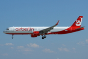 Air Berlin Airbus A321-211 (D-AZAM) at  Hamburg - Finkenwerder, Germany