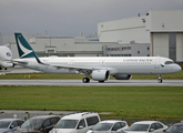 Cathay Pacific Airbus A321-251NX (D-AZAM) at  Hamburg - Finkenwerder, Germany