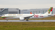 Gulf Air Airbus A321-253NX (D-AZAM) at  Hamburg - Finkenwerder, Germany