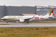 Gulf Air Airbus A321-253NX (D-AZAM) at  Hamburg - Finkenwerder, Germany