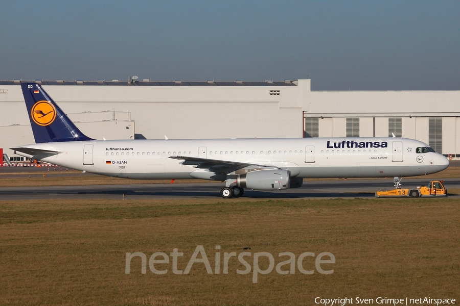 Lufthansa Airbus A321-231 (D-AZAM) | Photo 45408