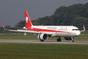 Sichuan Airlines Airbus A321-271N (D-AZAM) at  Hamburg - Finkenwerder, Germany