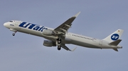 UTair Aviation Airbus A321-211 (D-AZAM) at  Hamburg - Finkenwerder, Germany