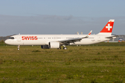 Swiss International Airlines Airbus A321-271NX (D-AZAN) at  Hamburg - Finkenwerder, Germany