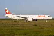 Swiss International Airlines Airbus A321-271NX (D-AZAN) at  Hamburg - Finkenwerder, Germany