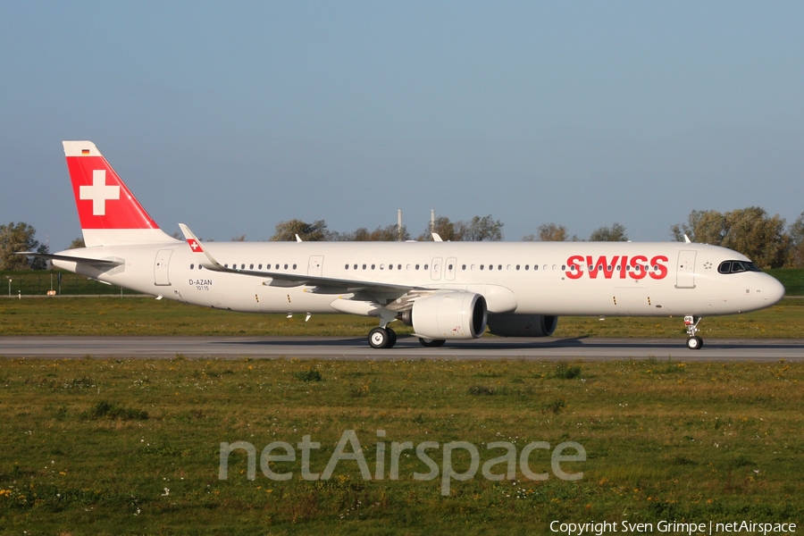 Swiss International Airlines Airbus A321-271NX (D-AZAN) | Photo 412903