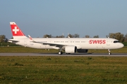 Swiss International Airlines Airbus A321-271NX (D-AZAN) at  Hamburg - Finkenwerder, Germany