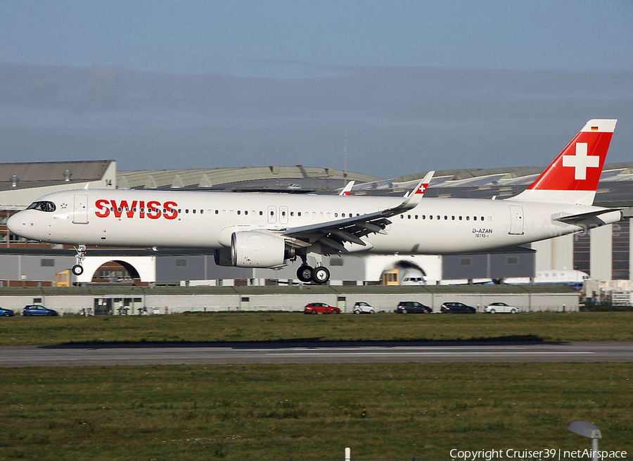 Swiss International Airlines Airbus A321-271NX (D-AZAN) | Photo 423515