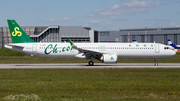 Spring Airlines Airbus A321-253NX (D-AZAO) at  Hamburg - Finkenwerder, Germany