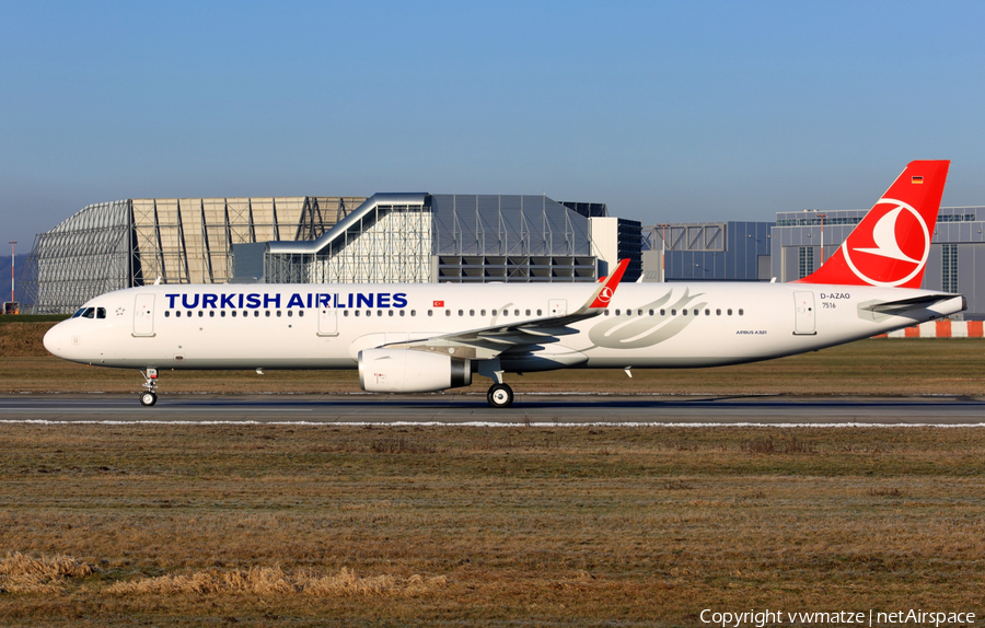 Turkish Airlines Airbus A321-231 (D-AZAO) | Photo 140056