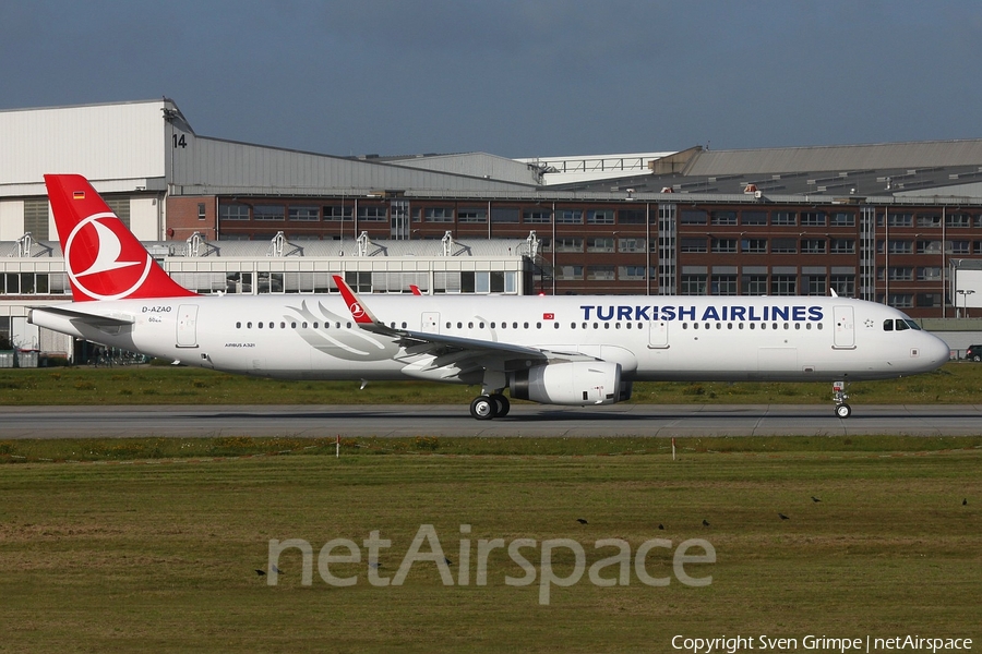 Turkish Airlines Airbus A321-231 (D-AZAO) | Photo 89173