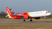VietJet Air Airbus A321-211 (D-AZAP) at  Hamburg - Finkenwerder, Germany