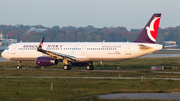 Air Macau Airbus A321-231 (D-AZAQ) at  Hamburg - Finkenwerder, Germany