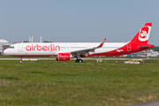 Air Berlin Airbus A321-211 (D-AZAR) at  Hamburg - Finkenwerder, Germany