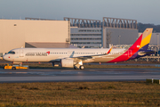 Asiana Airlines Airbus A321-251NX (D-AZAR) at  Hamburg - Finkenwerder, Germany