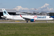 JetSMART Airbus A321-271NX (D-AZAR) at  Hamburg - Finkenwerder, Germany