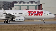 TAM Brazilian Airlines Airbus A321-231 (D-AZAR) at  Hamburg - Finkenwerder, Germany