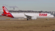 TAM Brazilian Airlines Airbus A321-231 (D-AZAR) at  Hamburg - Finkenwerder, Germany