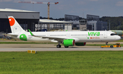 VivaAerobus Airbus A321-271NX (D-AZAR) at  Hamburg - Finkenwerder, Germany