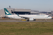 Cathay Pacific Airbus A321-251NX (D-AZAS) at  Hamburg - Finkenwerder, Germany