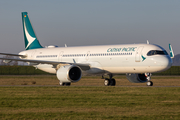 Cathay Pacific Airbus A321-251NX (D-AZAS) at  Hamburg - Finkenwerder, Germany