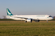 Cathay Pacific Airbus A321-251NX (D-AZAS) at  Hamburg - Finkenwerder, Germany