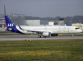 SAS - Scandinavian Airlines Airbus A321-253NX (D-AZAS) at  Hamburg - Finkenwerder, Germany