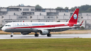 Sichuan Airlines Airbus A321-211 (D-AZAS) at  Hamburg - Finkenwerder, Germany