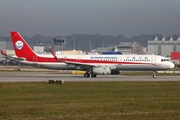 Sichuan Airlines Airbus A321-211 (D-AZAS) at  Hamburg - Finkenwerder, Germany