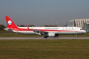 Sichuan Airlines Airbus A321-211 (D-AZAS) at  Hamburg - Finkenwerder, Germany