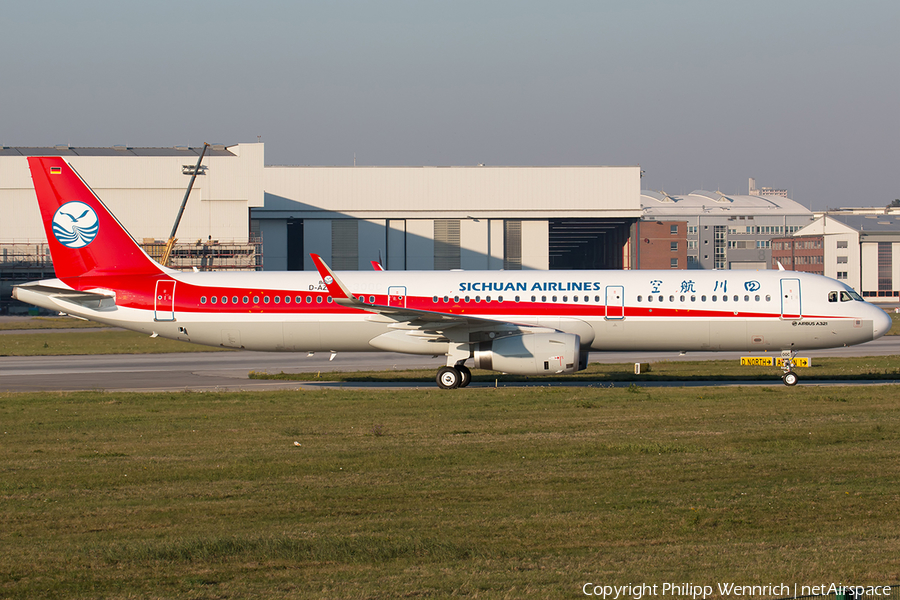 Sichuan Airlines Airbus A321-211 (D-AZAS) | Photo 289039
