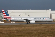 American Airlines Airbus A321-231 (D-AZAT) at  Hamburg - Finkenwerder, Germany
